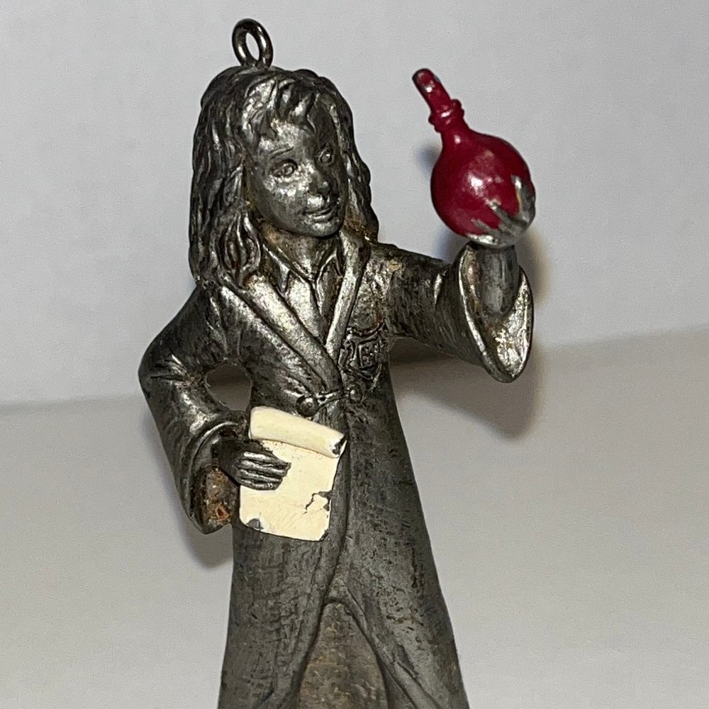 Harry Potter Hermione Granger Pewter Figure Hallmark Christmas Ornament